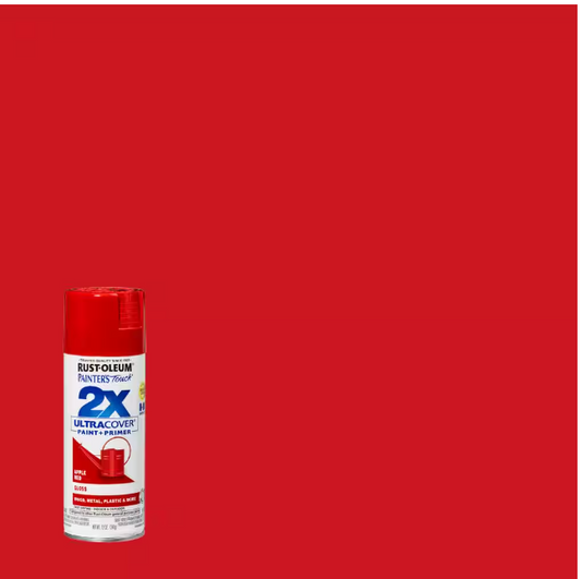 Rust-Oleum Painter's Touch 2X 12 oz. Gloss Apple Red General Purpose Spray Paint